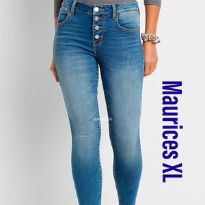 Maurices high rise jeggings XL 16/18
